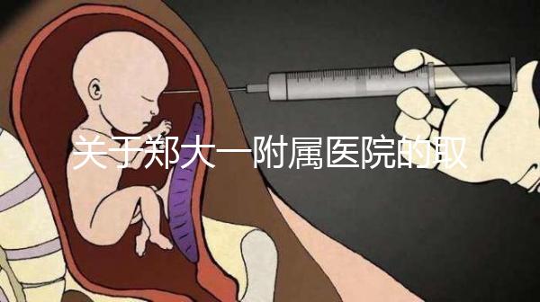 關于鄭大一附屬醫院的取卵流程和住院情況，試管媽媽請收好