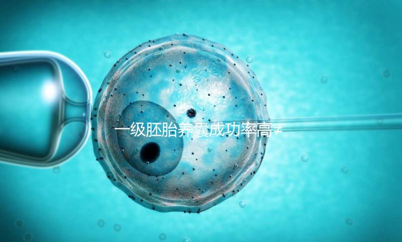 一級胚胎養(yǎng)囊成功率高≠零失敗，染色體異常是主要原因