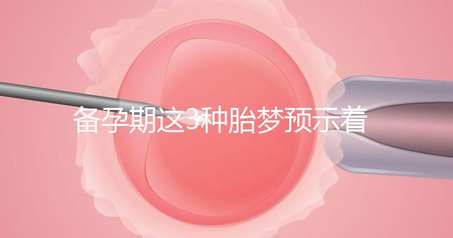 備孕期這3種胎夢(mèng)預(yù)示著貴子降臨，想懷兒子有福利了