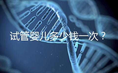 試管嬰兒多少錢一次？
